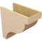 Ekena Millwork 11"W x 22"D x 22"H Classic Garner Rough Cedar Woodgrain TimberThane Corbel, Primed Tan CORUR11X22X22GARRCPR - alternate 4